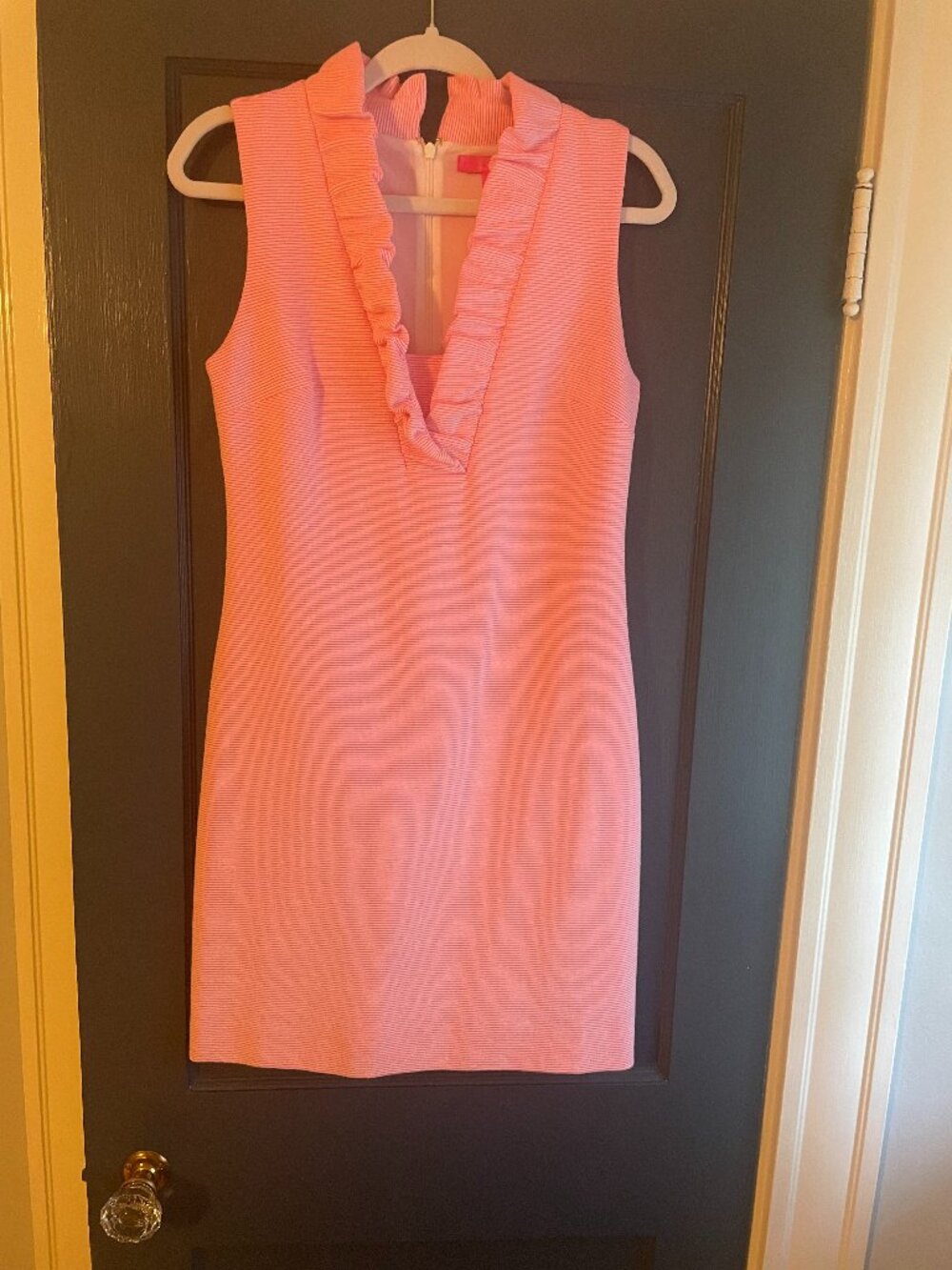 Lilly Pulitzer Pink Textured Shift Dress – Size Small